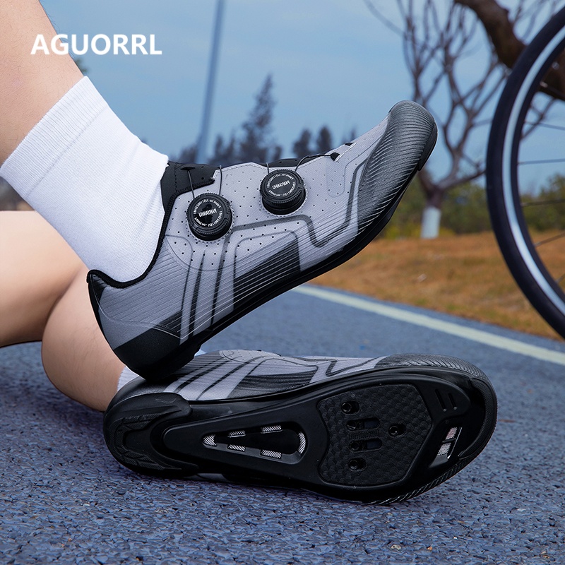 Clipless Mtb Shoes - Scarpe da Ciclismo su Strada Traspiranti,