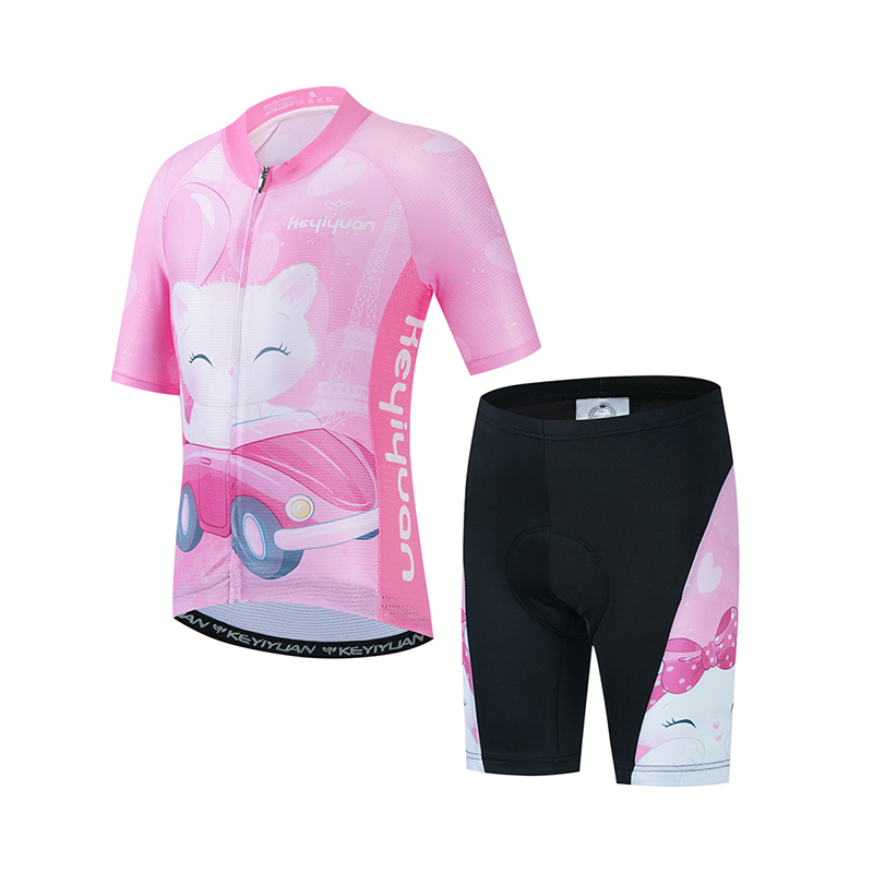 Cycling Gear Kids - KEYIYUAN Maglia da ciclismo su strada