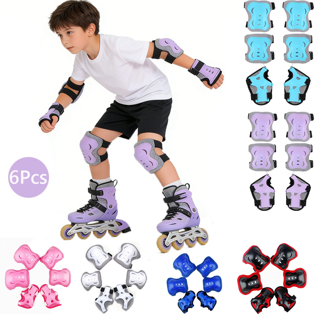 Cycling Gear Kids - Ginocchiere per bambini Gomitiere Età 3-7