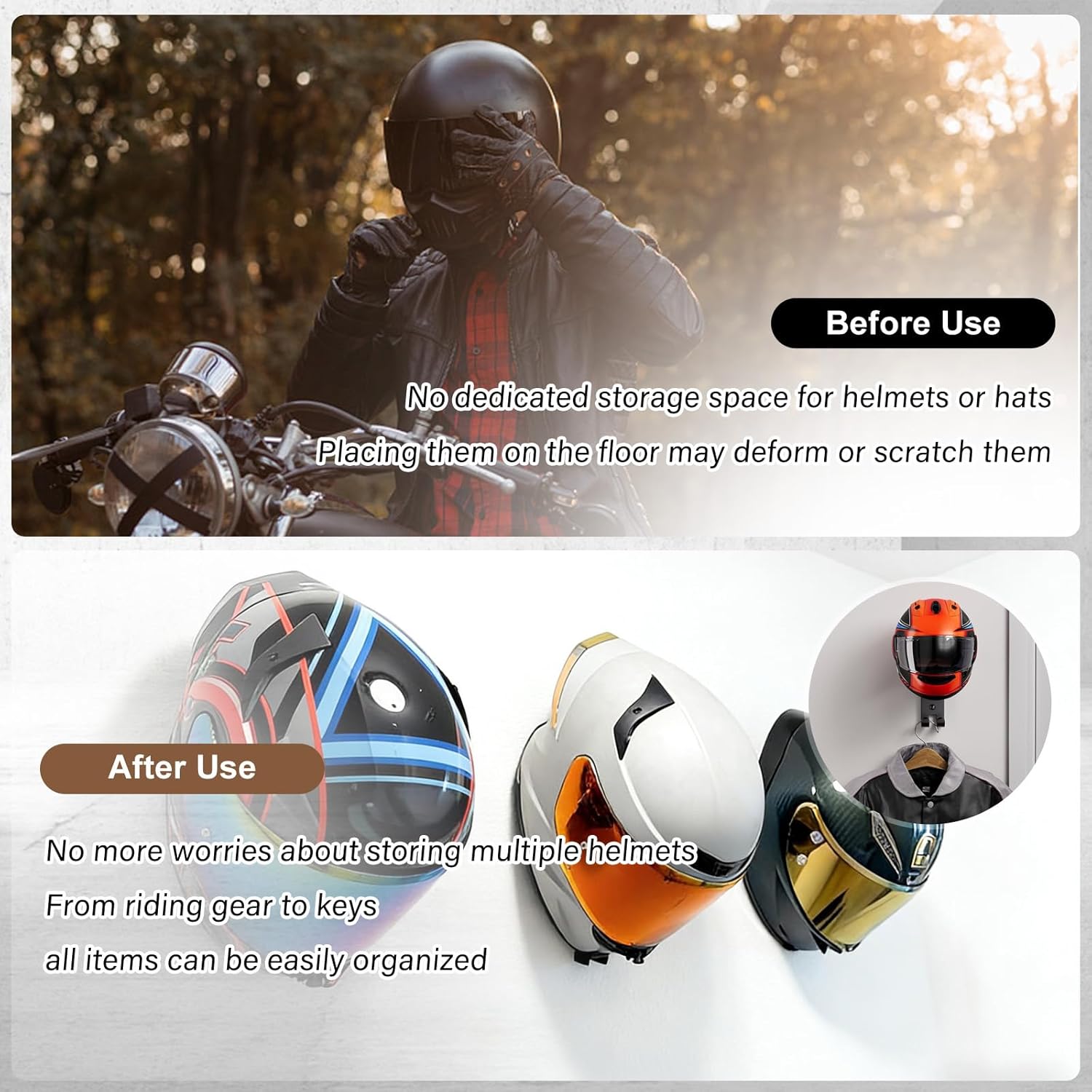 Supporto da Parete per Casco d - Cycling Gear Stand recensione e prezzo